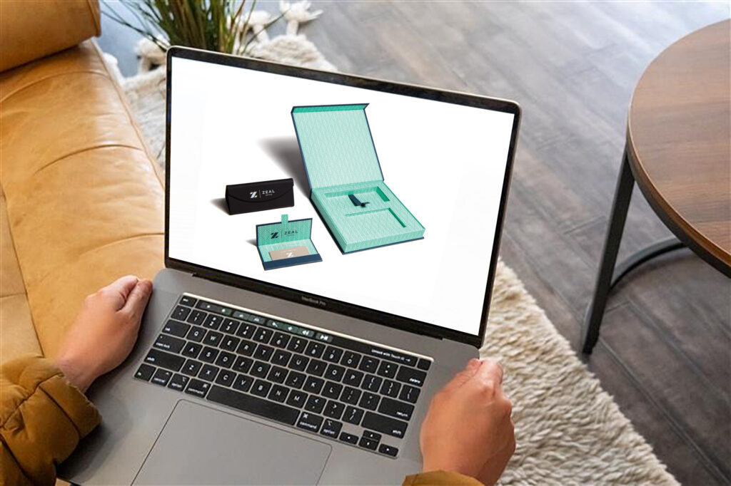 laptop with Zeal digital gift